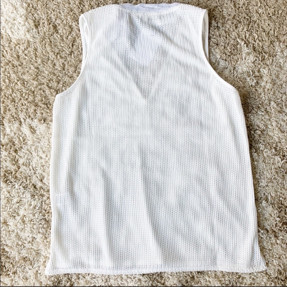Nordstrom Endless Rose White V Tie Neck Tank - Picture 7 of 8